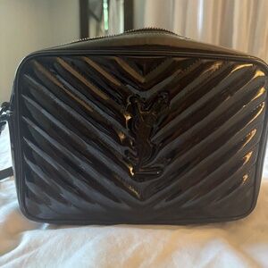 YSL leather lou camera bag